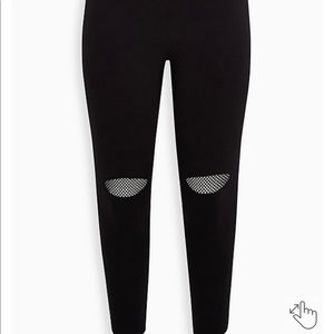 Torrid fishnet knee leggings